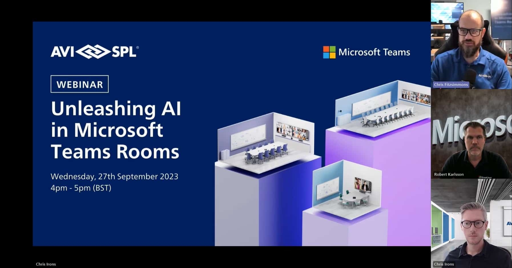Unleashing AI in Microsoft Teams Rooms Webinar [RECORDING] | AVI-SPL UK ...