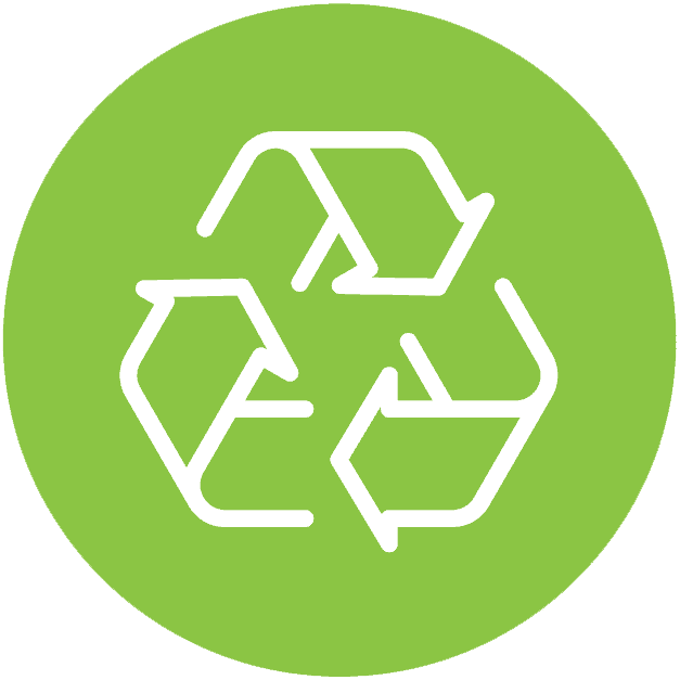 ESG Icon-green circle_Circularity-t Circularity icon